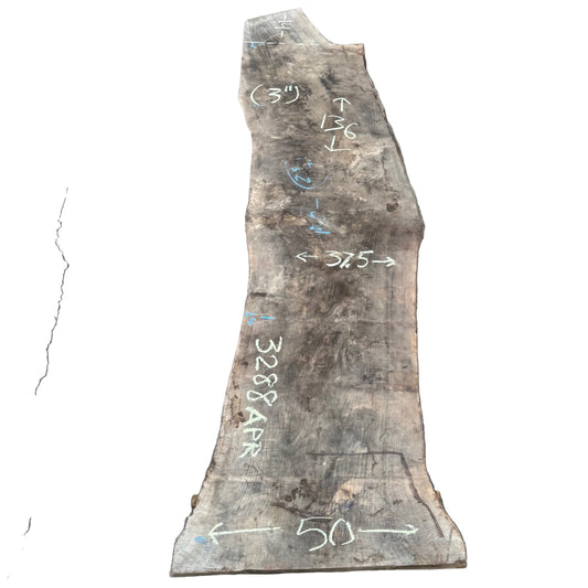 Claro Walnut Live Edge Slab 3288.KPR