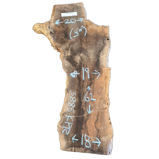Claro Walnut Live Edge Slab 3885.KPR