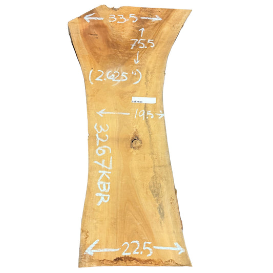 Camphor Live Edge Slab 3267.KBR