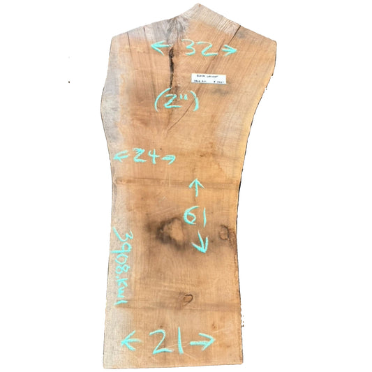 Black Walnut Live Edge Slab 3908.KWI