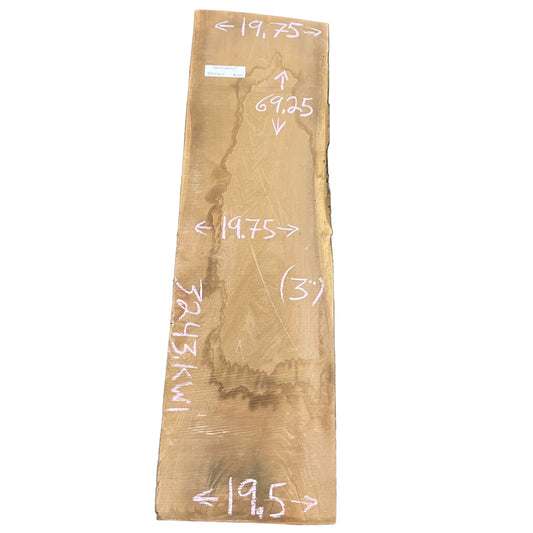 Black Walnut Live Edge Slab 3243.KWI