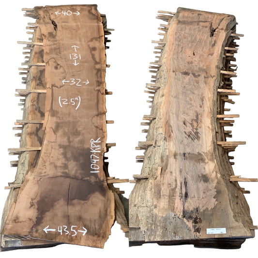 Claro Walnut Live Edge Slab 1047.KPR