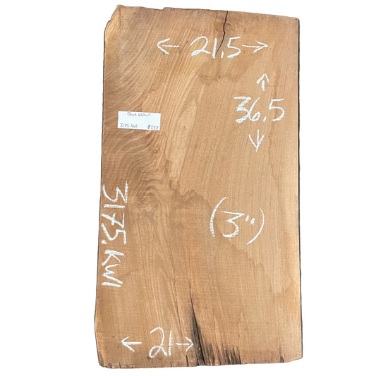Black Walnut Live Edge Slab 3175.KWI