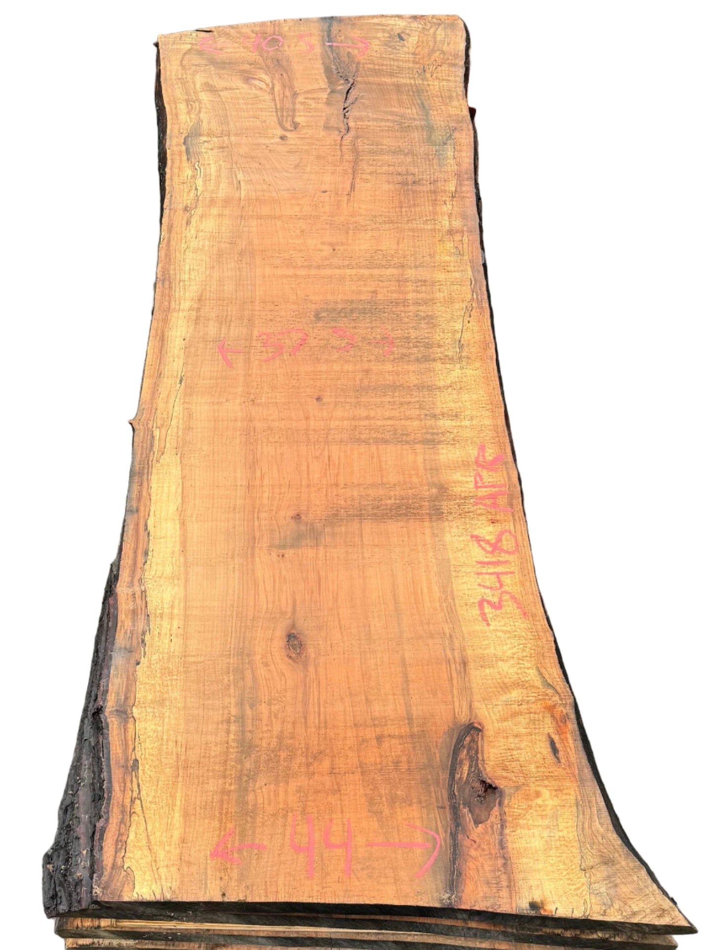 Spalted Maple Live Edge Slab 3418.APR