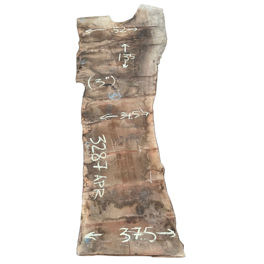 Claro Walnut Live Edge Slab 3287.KPR