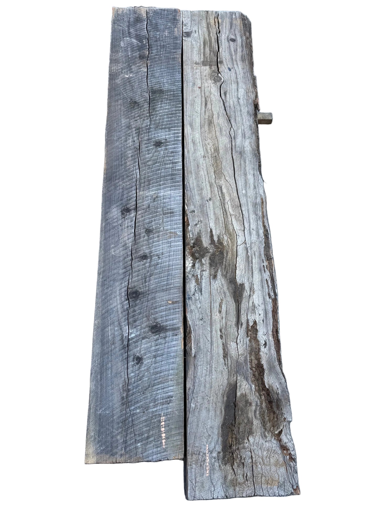 Custom Redwood Beam Pedestals