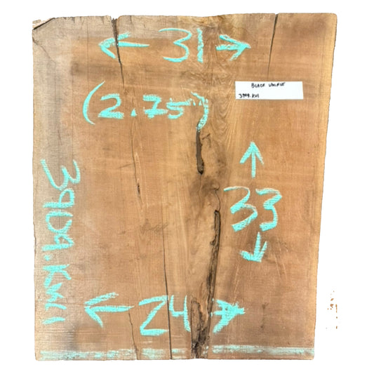 Black Walnut Live Edge Slab 3909.KWI