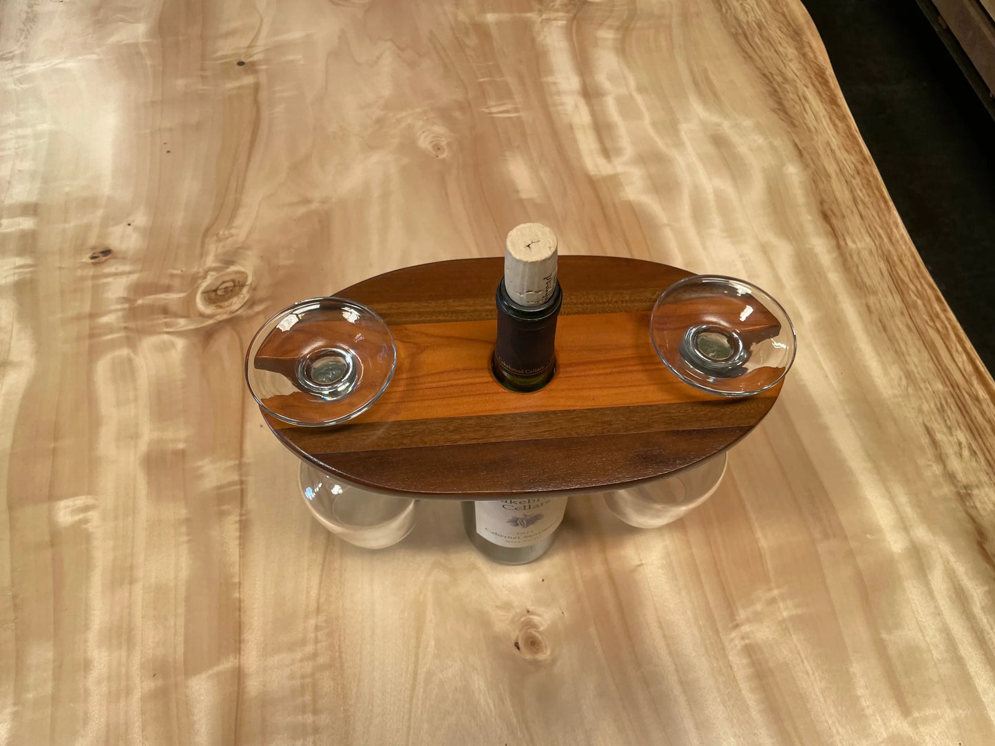 Peroba Rosa Wine Caddy