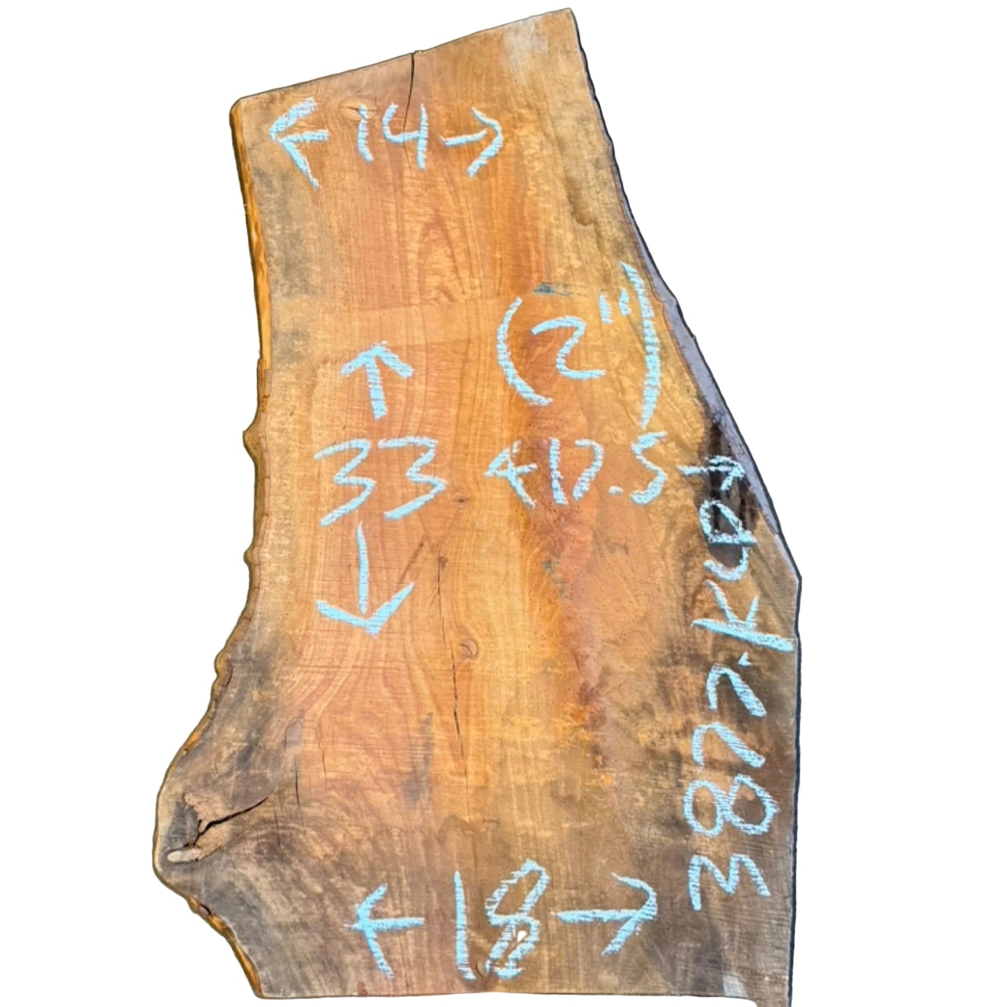 Sycamore Live Edge Slab 3877.KLD