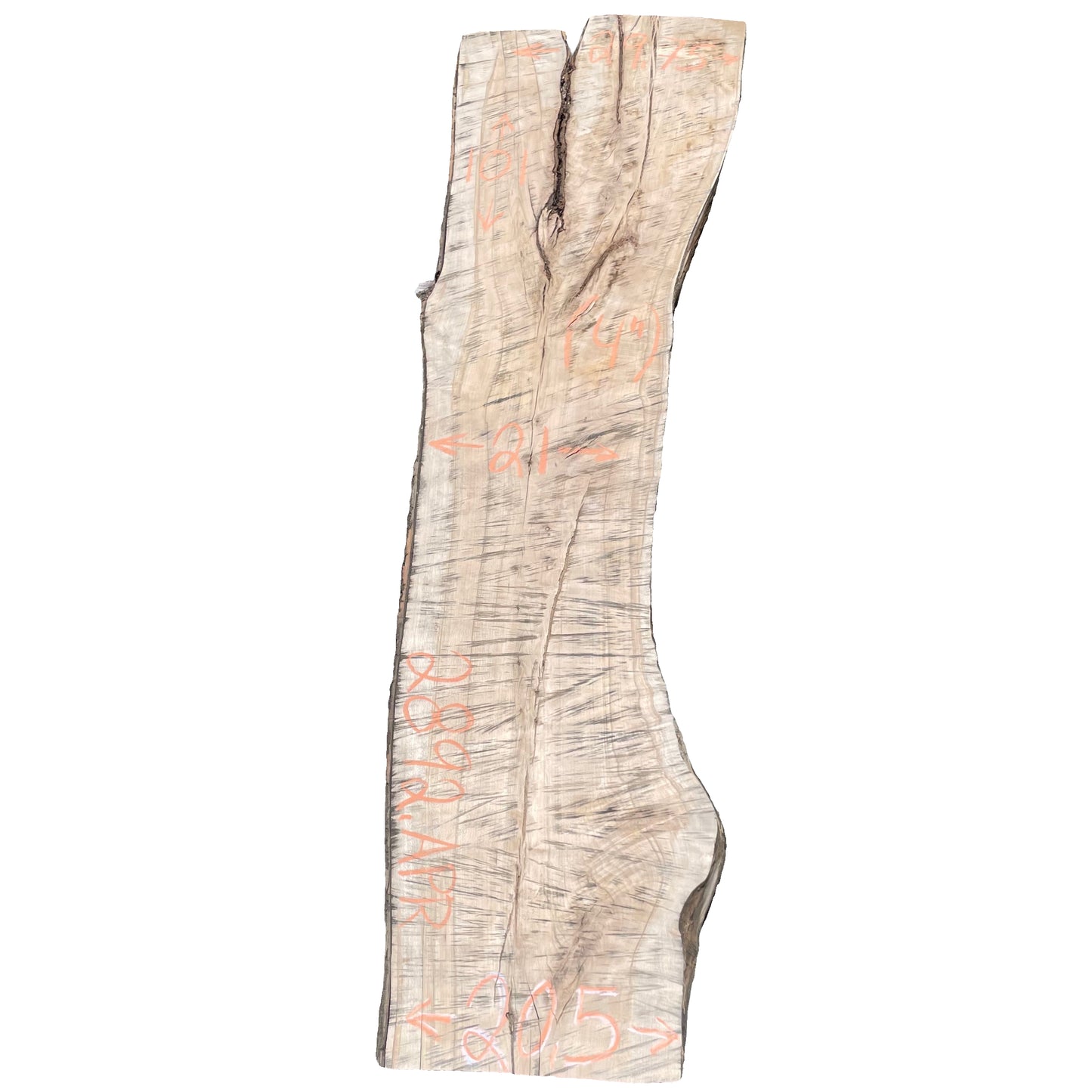 Big Leaf Maple Live Edge Slab 2892.KPR