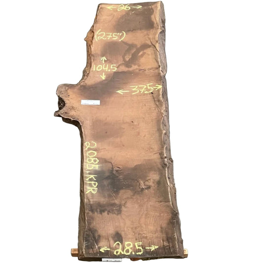 Claro Walnut Live Edge Slab 2085.KPR