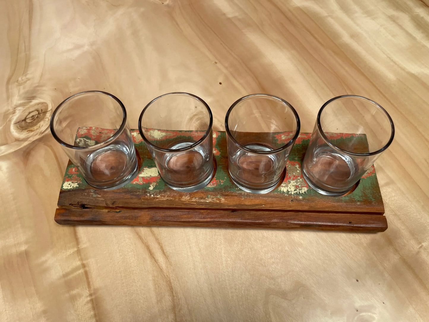 Peroba Rosa Beer/Liquor Flight w/ Glasses