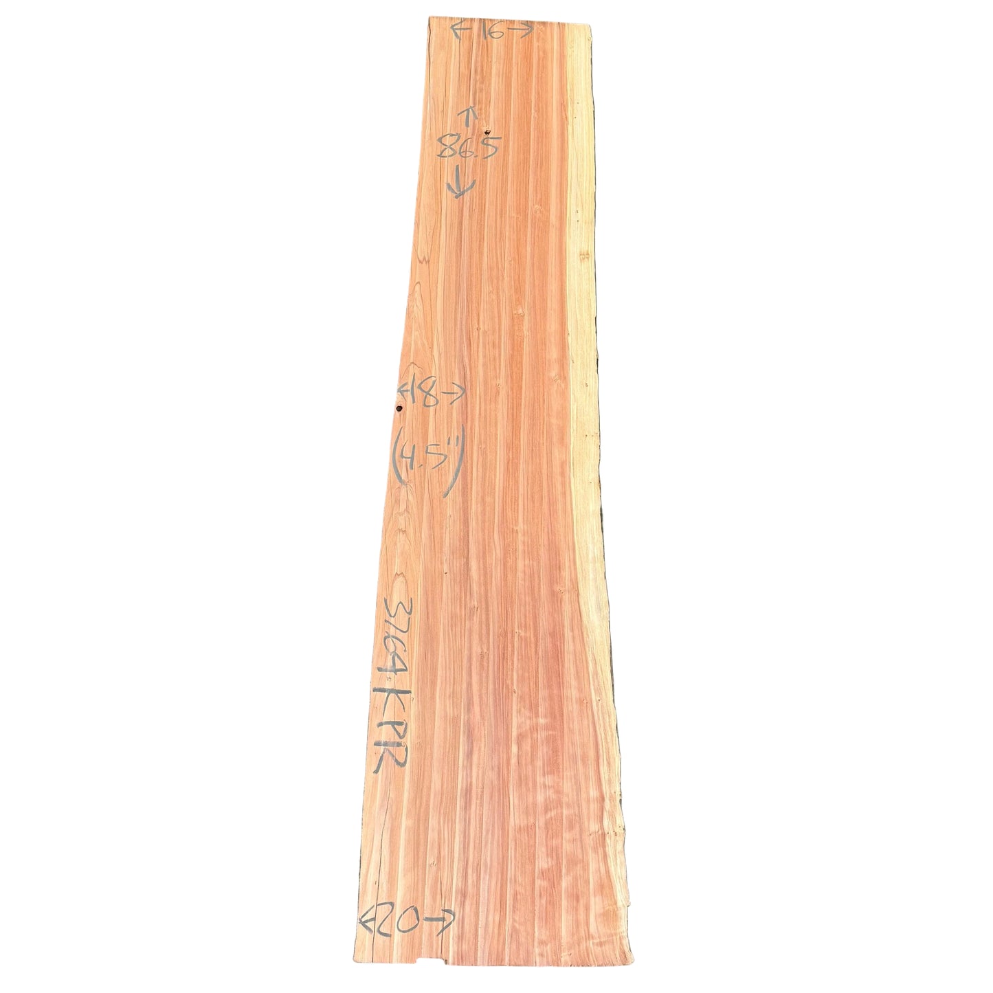 Redwood Live Edge Slab S2S 3769.APR