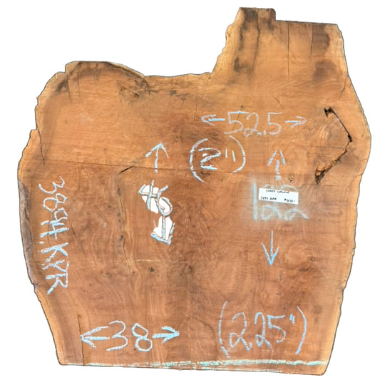 Claro Walnut Live Edge Slab 3894.KPR