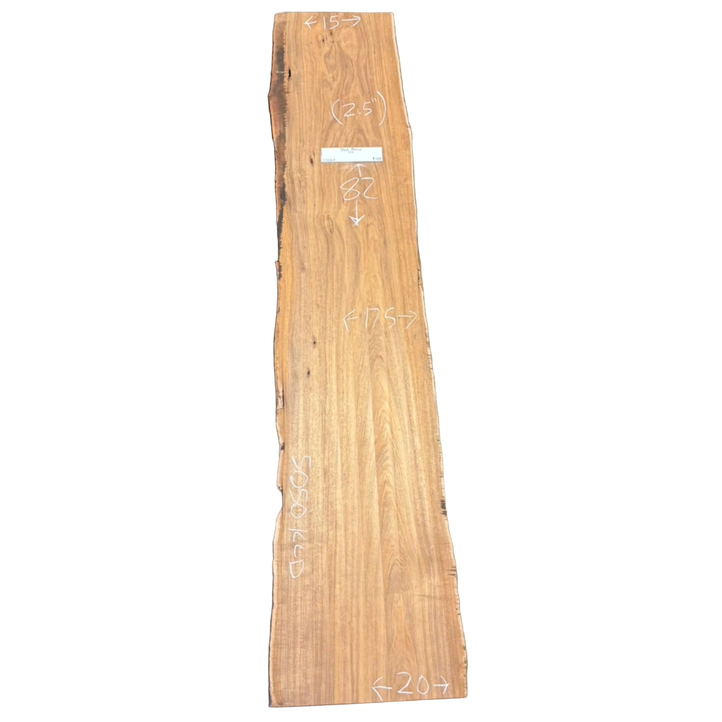 Black Acacia Live Edge Slab S2S 5050.KLD