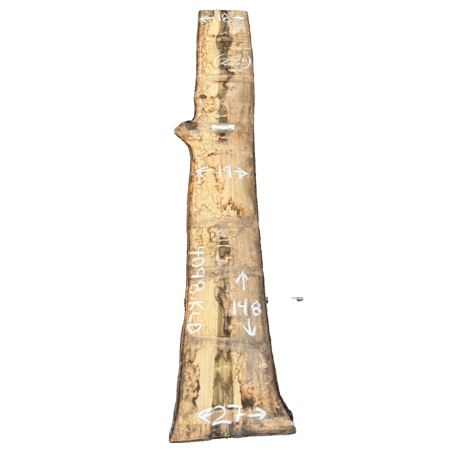 Tulip Poplar Live Edge Slab 4098.KLD