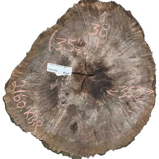 Claro Walnut Burl Cookie 2160.KBR