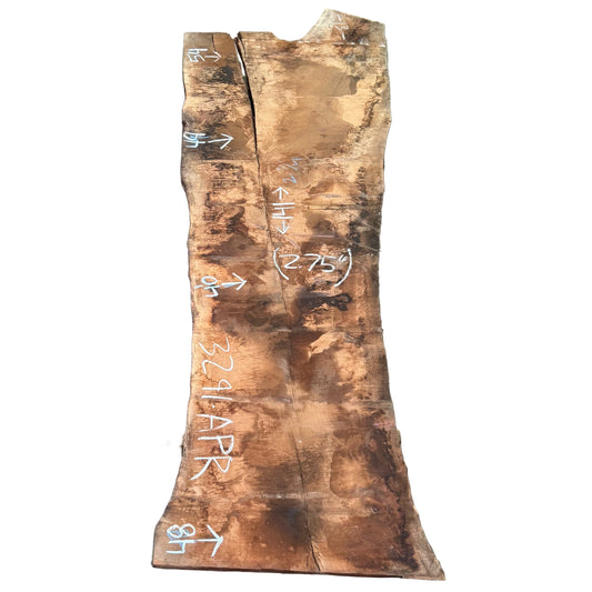 Claro Walnut Live Edge Slab 3291.KPR