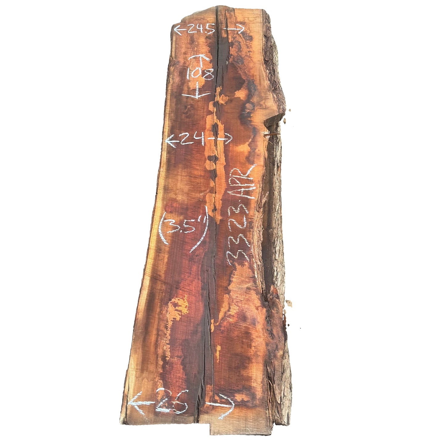 Black Acacia Live Edge Slab 3323.APR