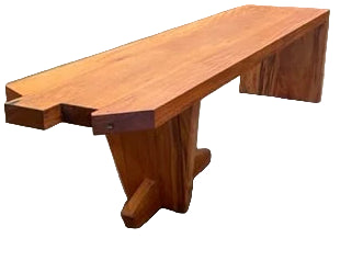 Finished Reclaimed Peroba Rosa Bench/Coffee Table