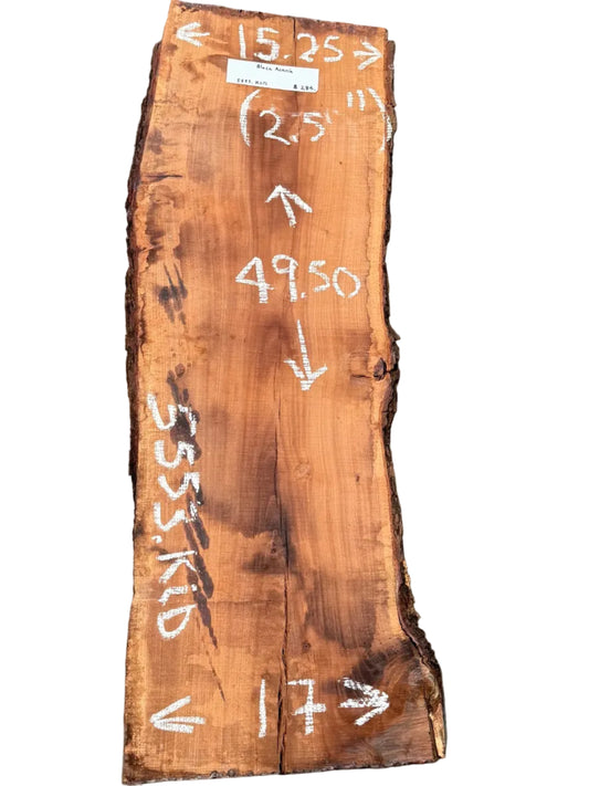 Black Acacia Live Edge Slab 5553.ALD
