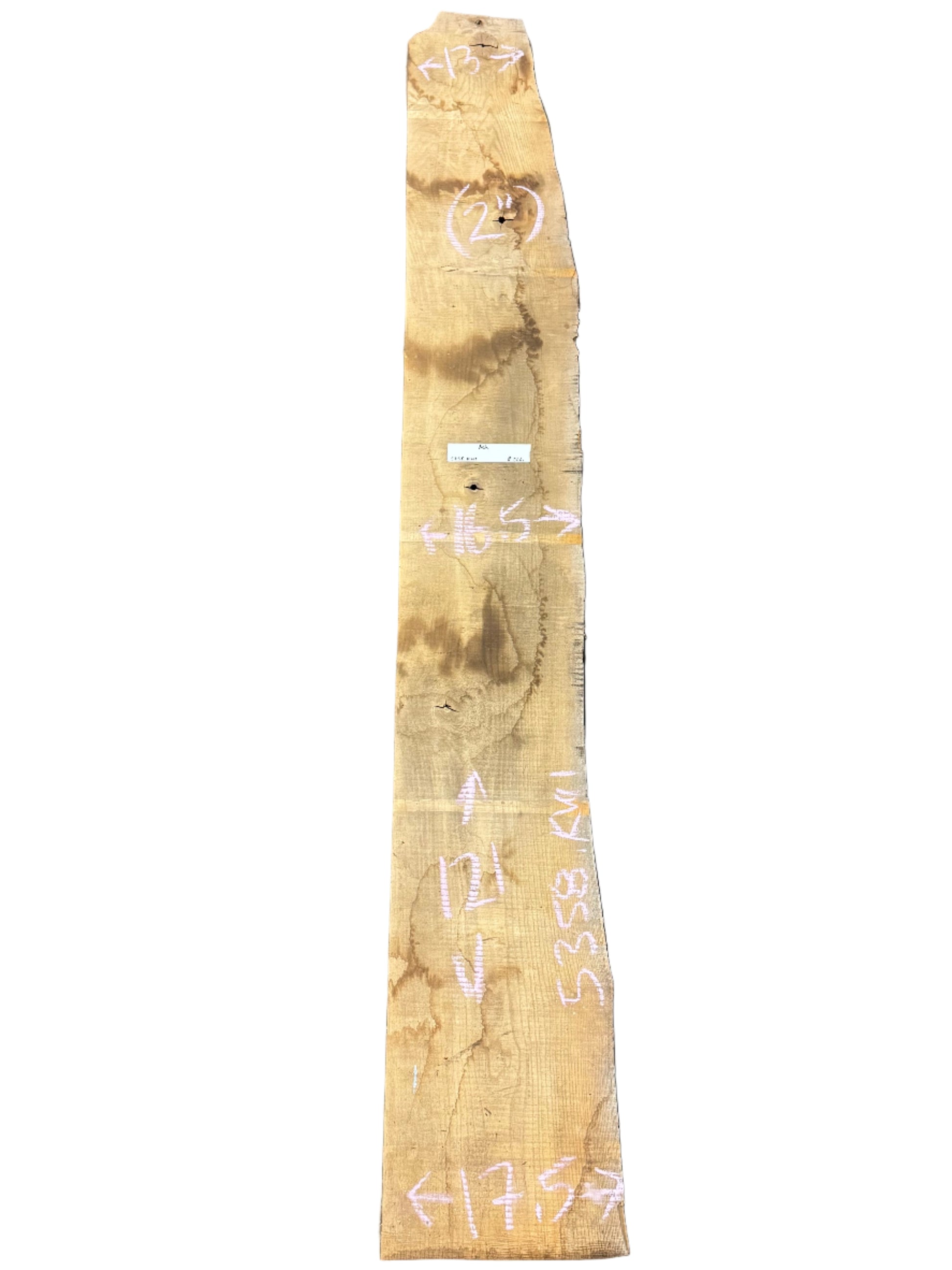 ash live edge wood slab
