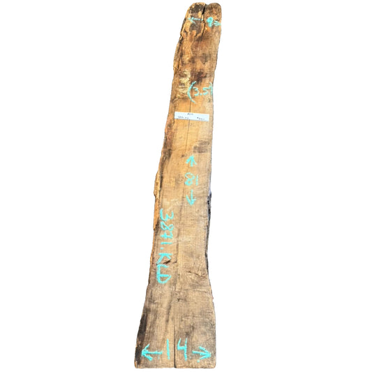 Ash Live Edge Slab 3871.KLD