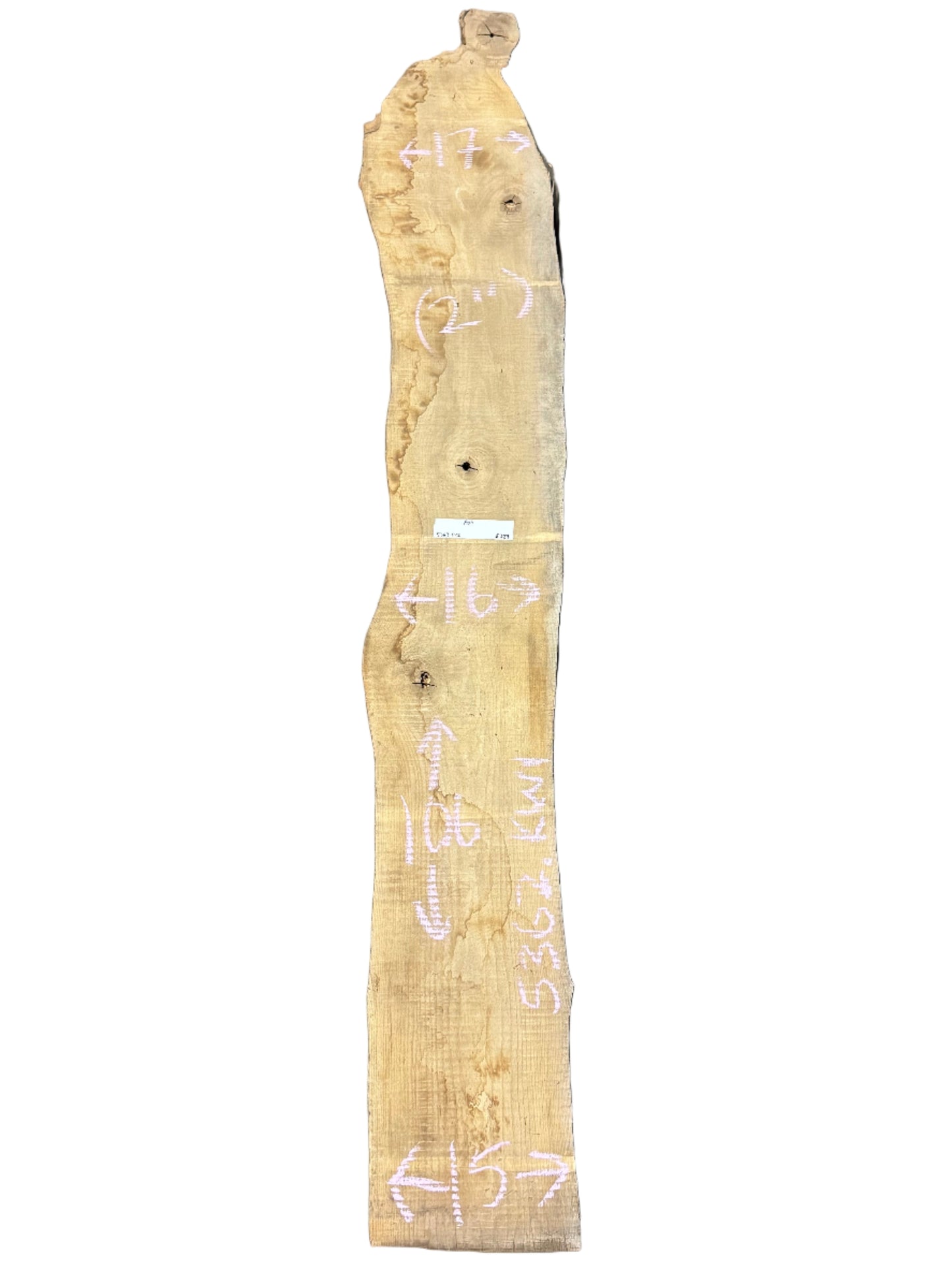 ash live edge wood slab