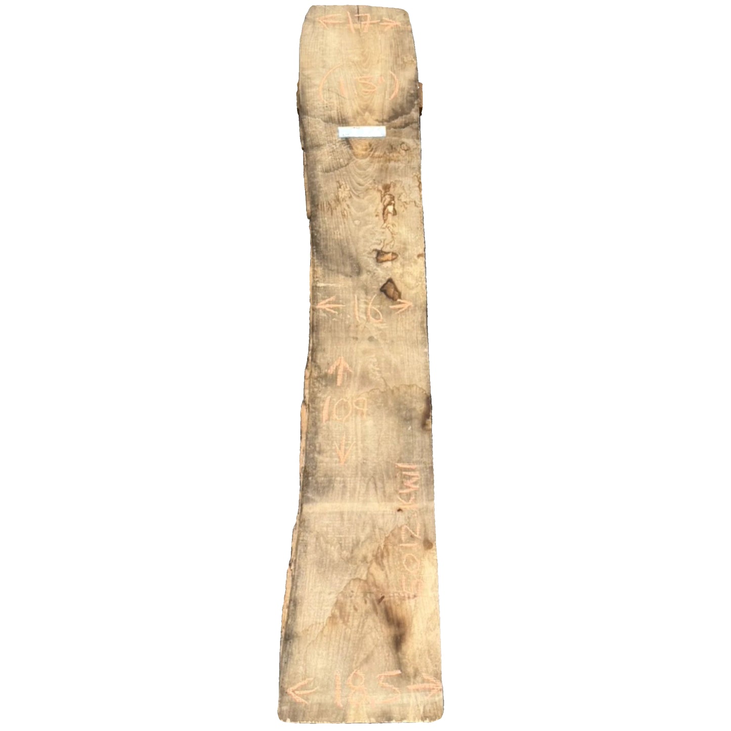 Ash Live Edge Slab 5012.KWI