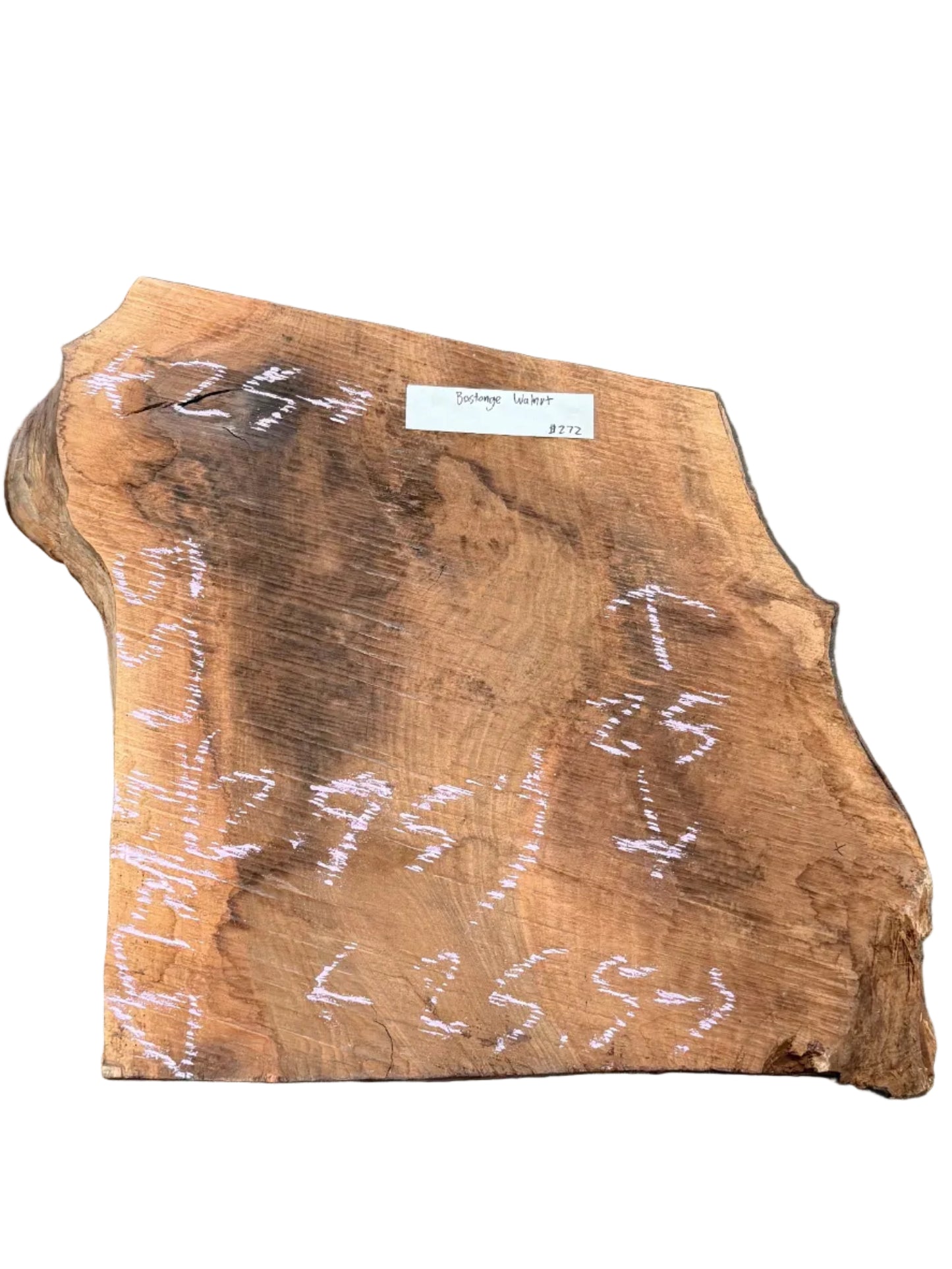 Bastogne Walnut Live Edge Slab 5573.KLD