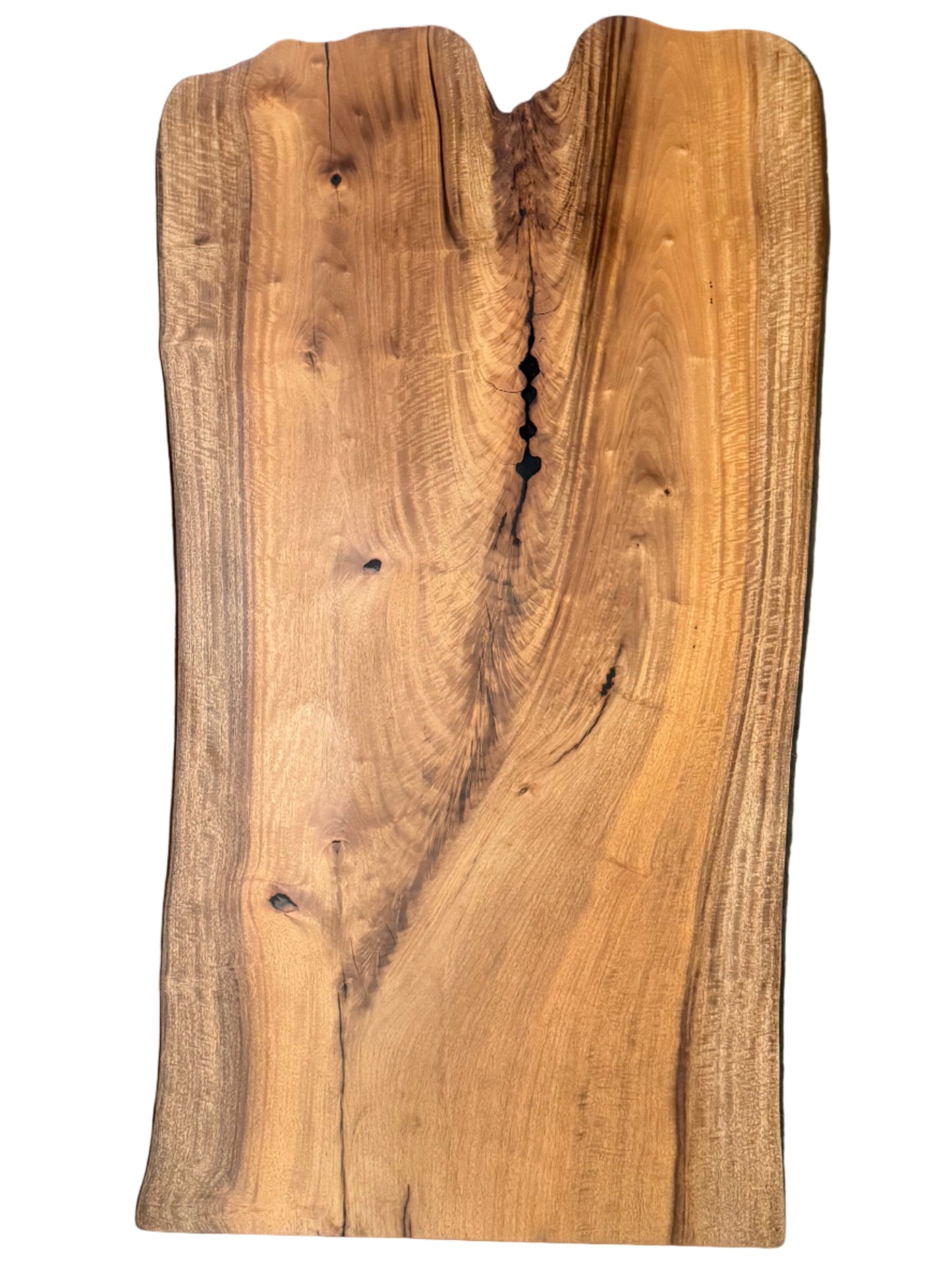 kitchen table top made from bay laurel live edge wood