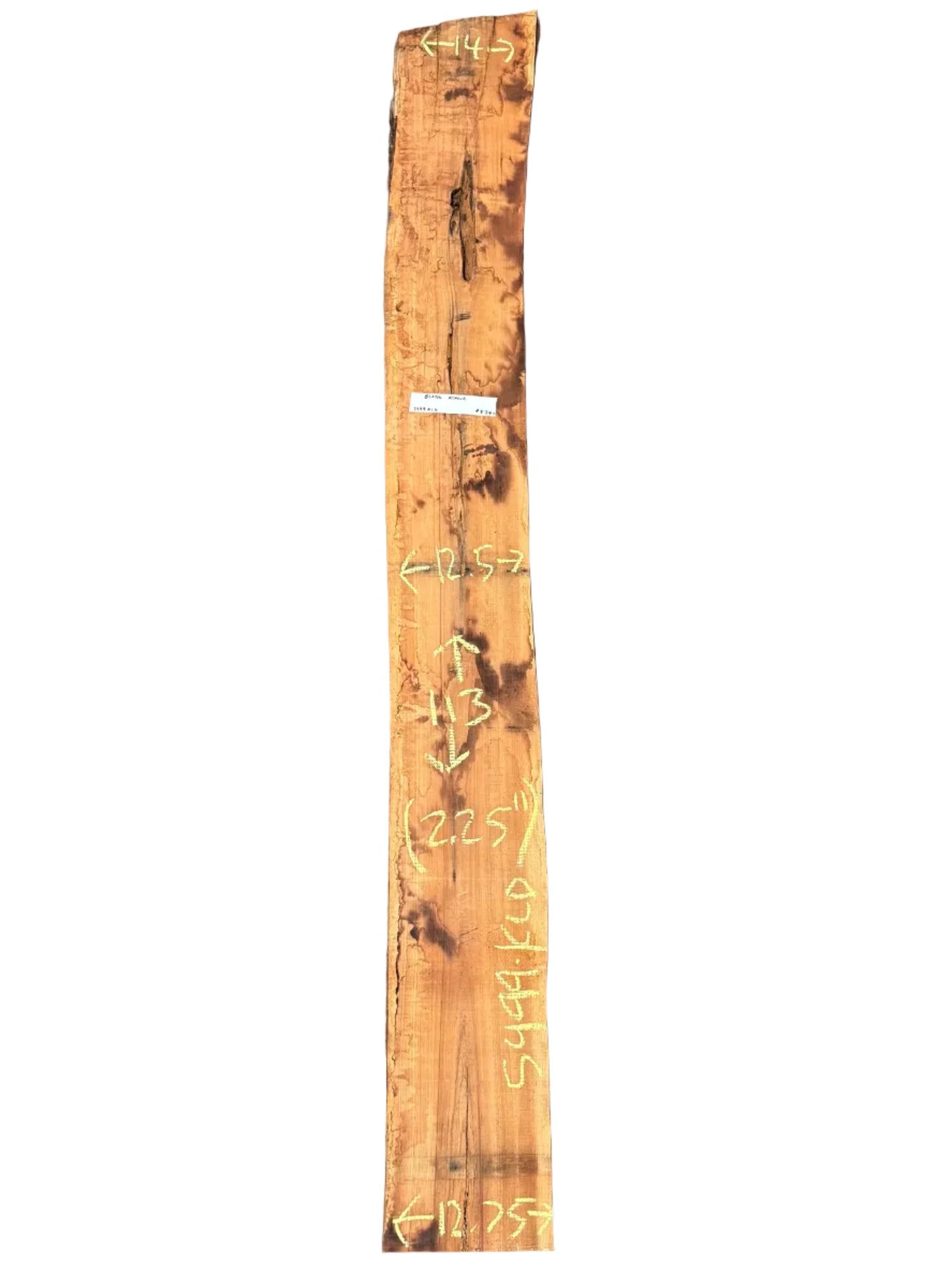 Black Acacia Live Edge Slab 5499.KLD