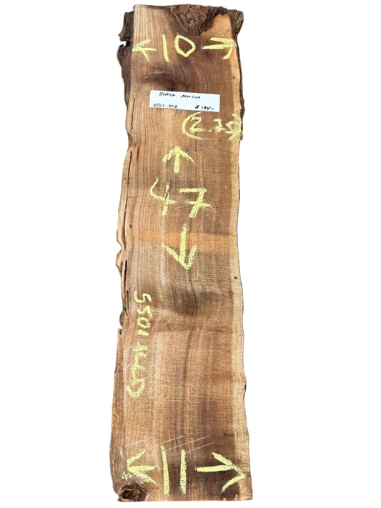 Black Acacia Live Edge Slab 5501.KLD