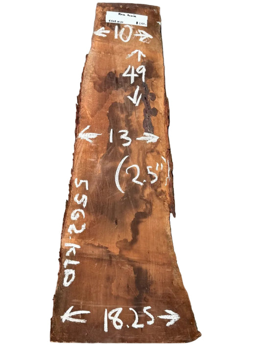 Black Acacia Live Edge Slab 5562.KLD