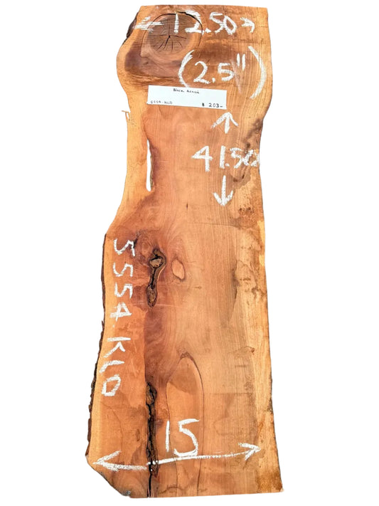 Black Acacia Live Edge Slab 5554.KLD