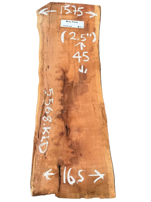 Black Acacia Live Edge Slab 5568.KLD