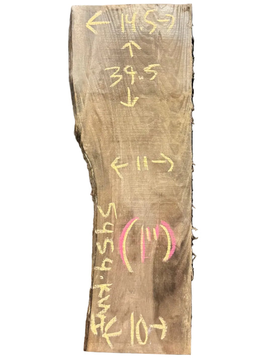 Black Walnut Live Edge Slab 5454.KWI