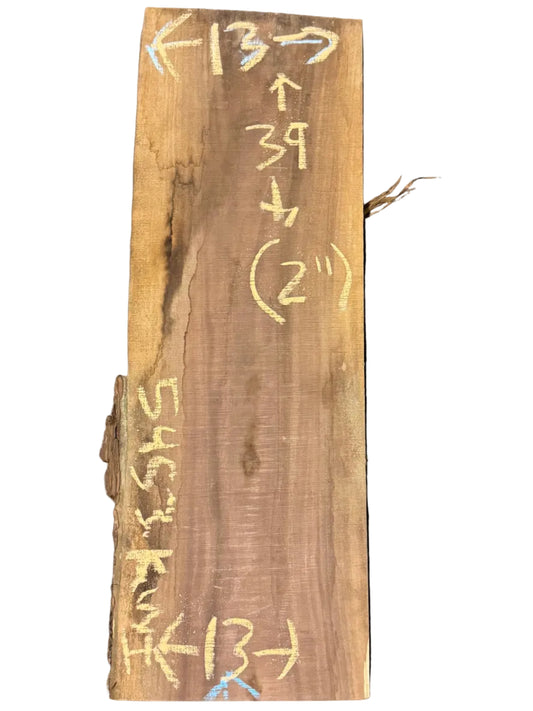 Black Walnut Live Edge Slab 5453.KWI