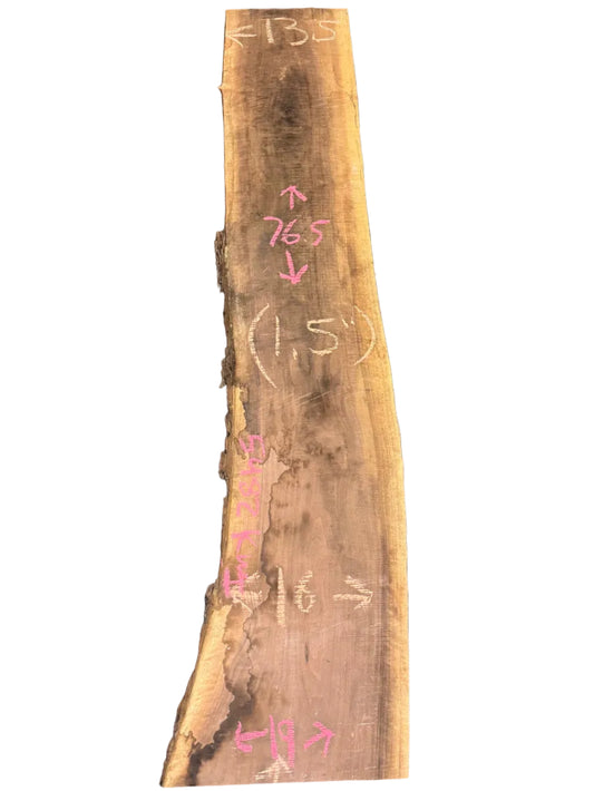 Black Walnut Live Edge Slab 5452.KWI