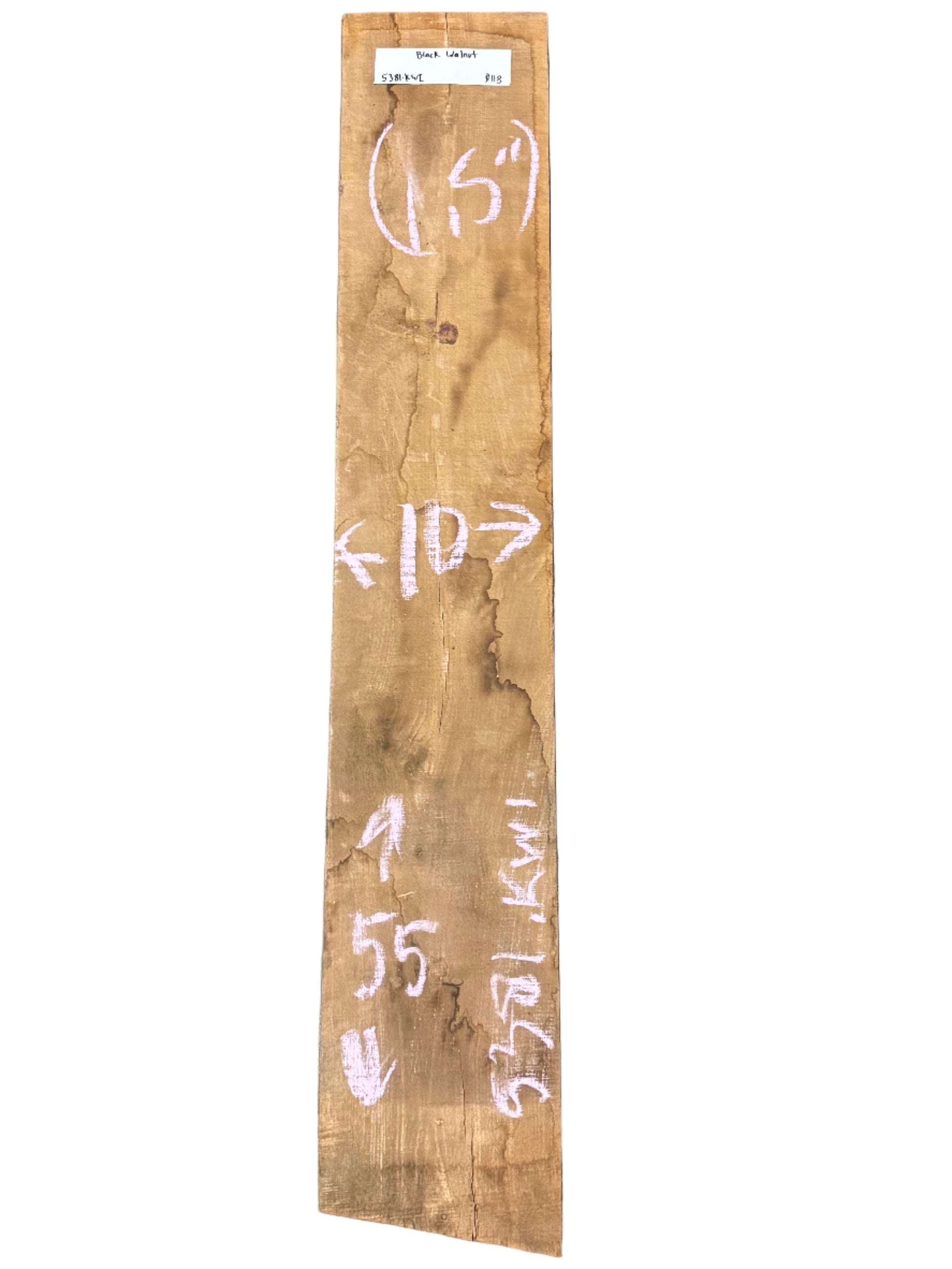 rough sawn lumber black walnut 