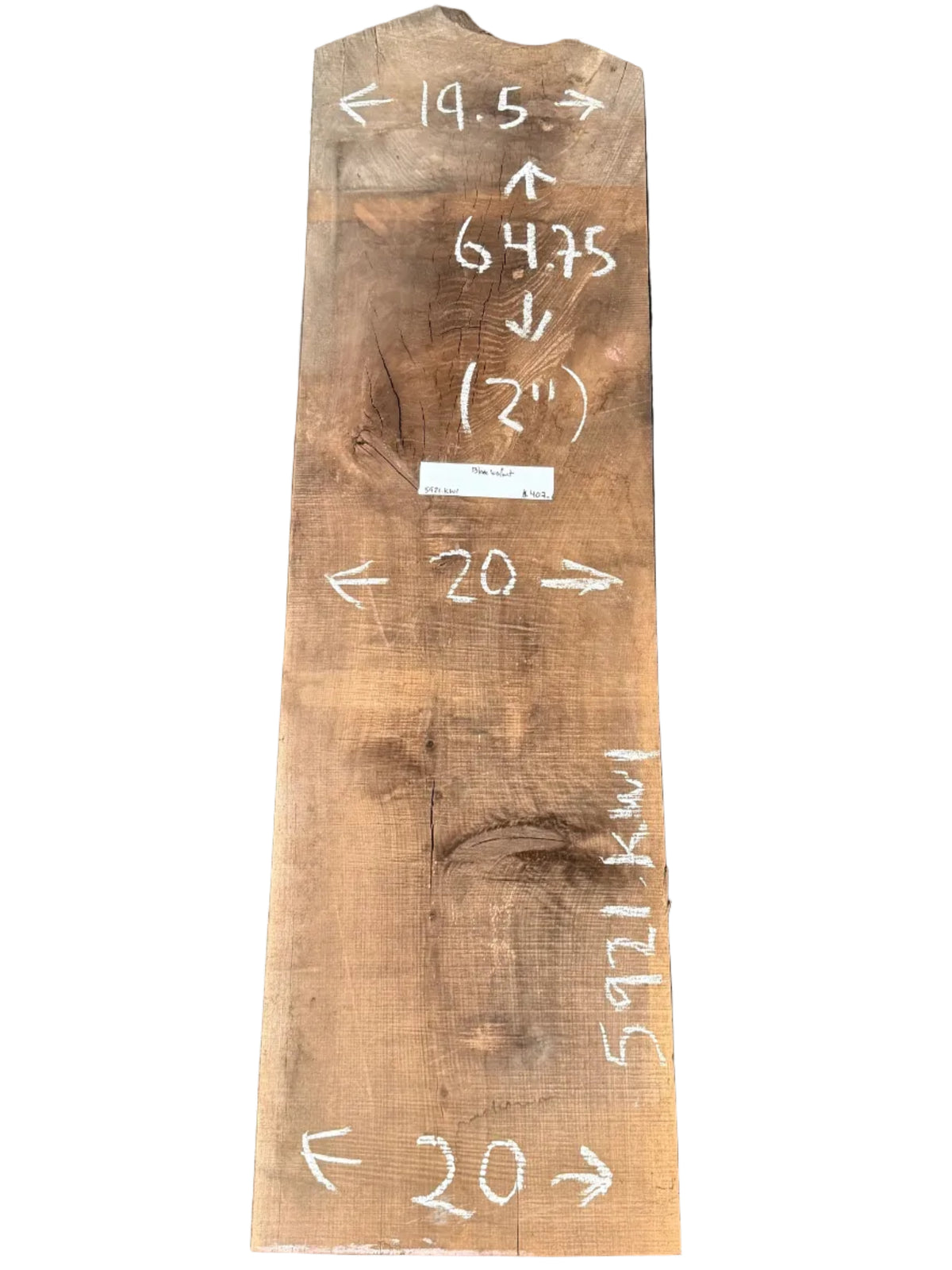 Black Walnut Rough Sawn Lumber 5921.KWI