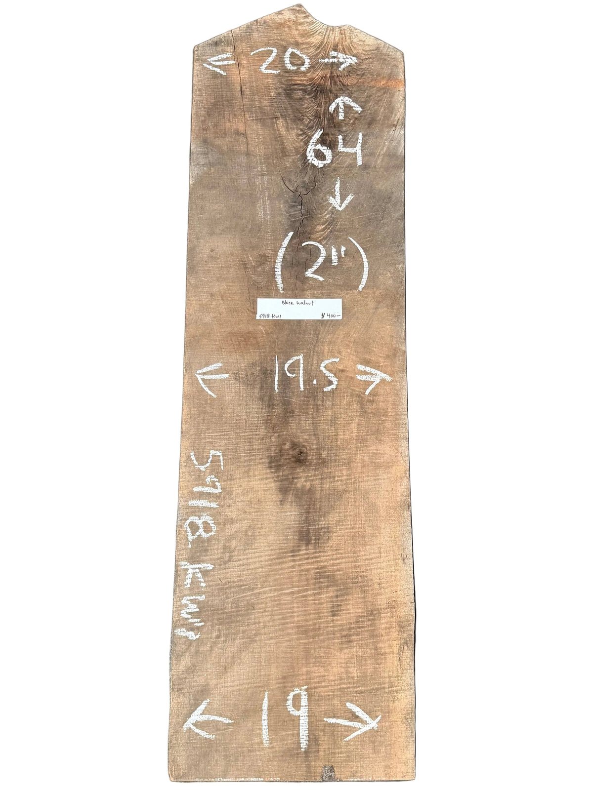 Black Walnut Rough Sawn Lumber 5918.KWI