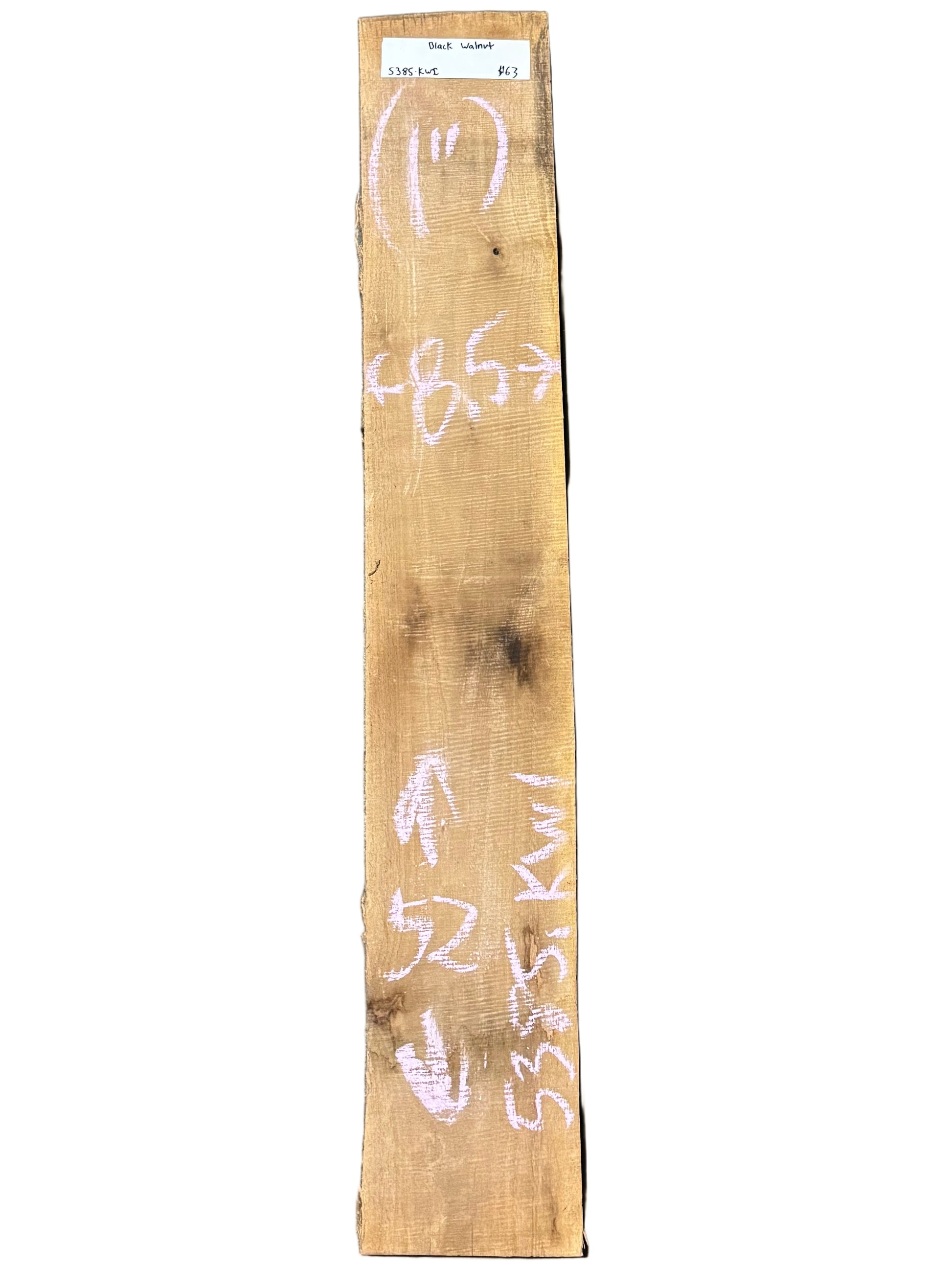 black walnut rough sawn lumber