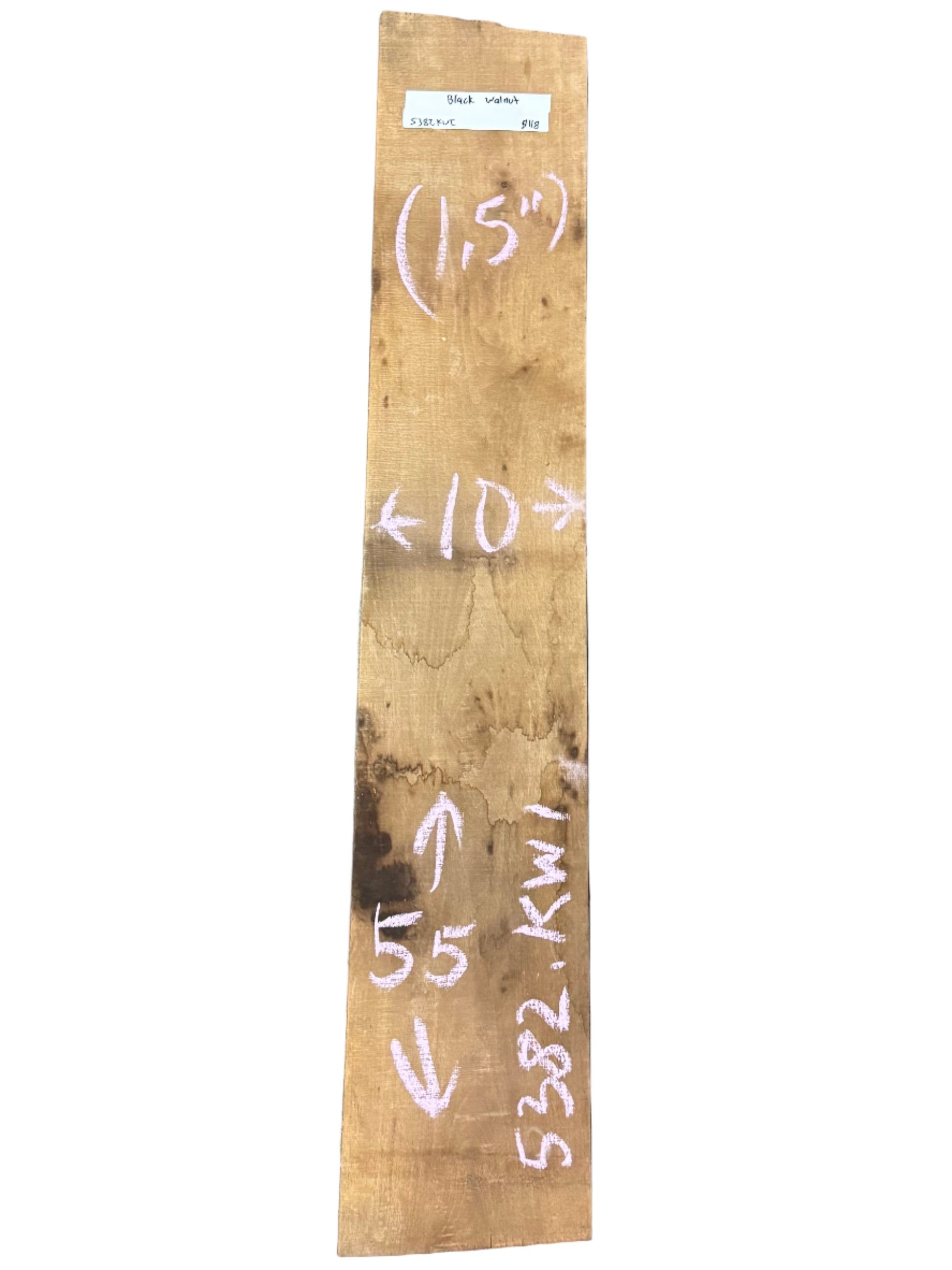 black walnut rough sawn lumber 