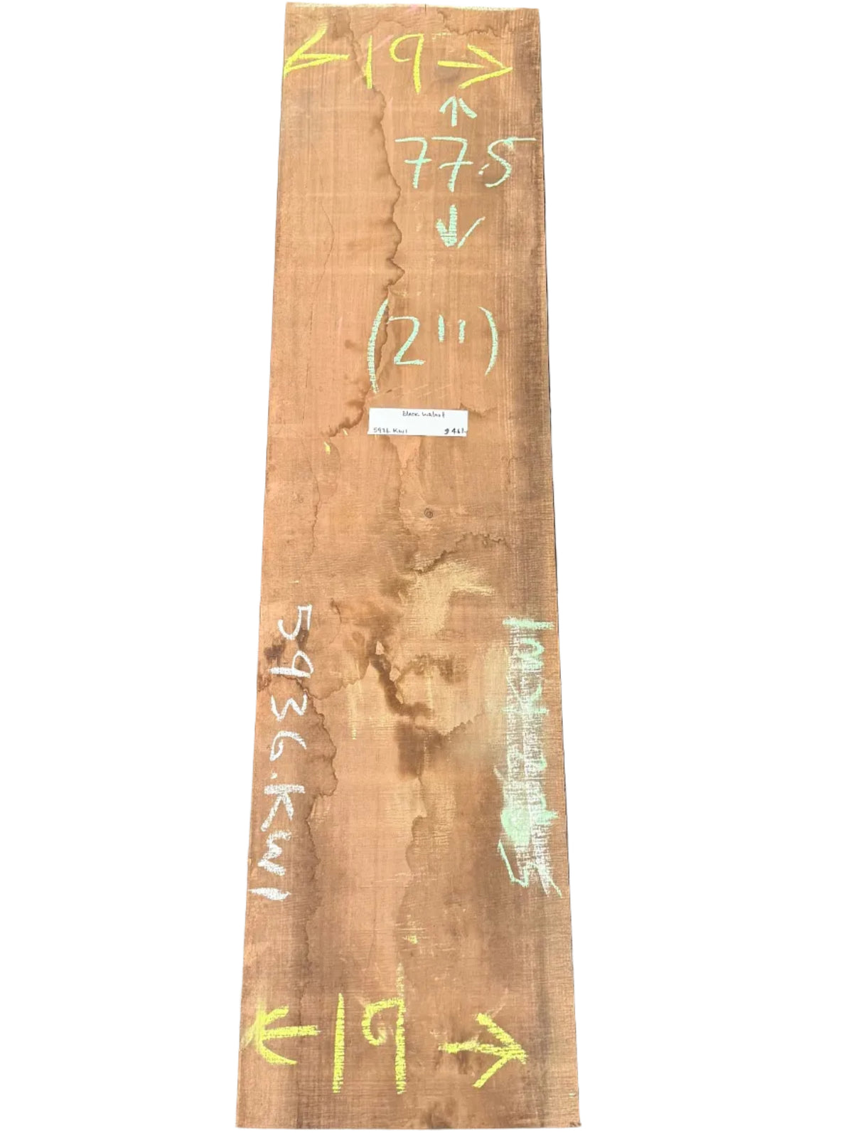Black Walnut Rough Sawn Lumber 5936.KWI