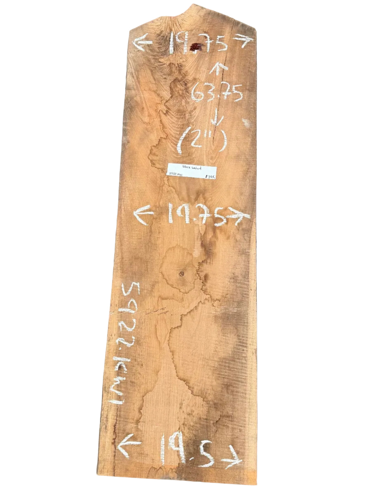 Black Walnut Rough Sawn Lumber 5922.KWI