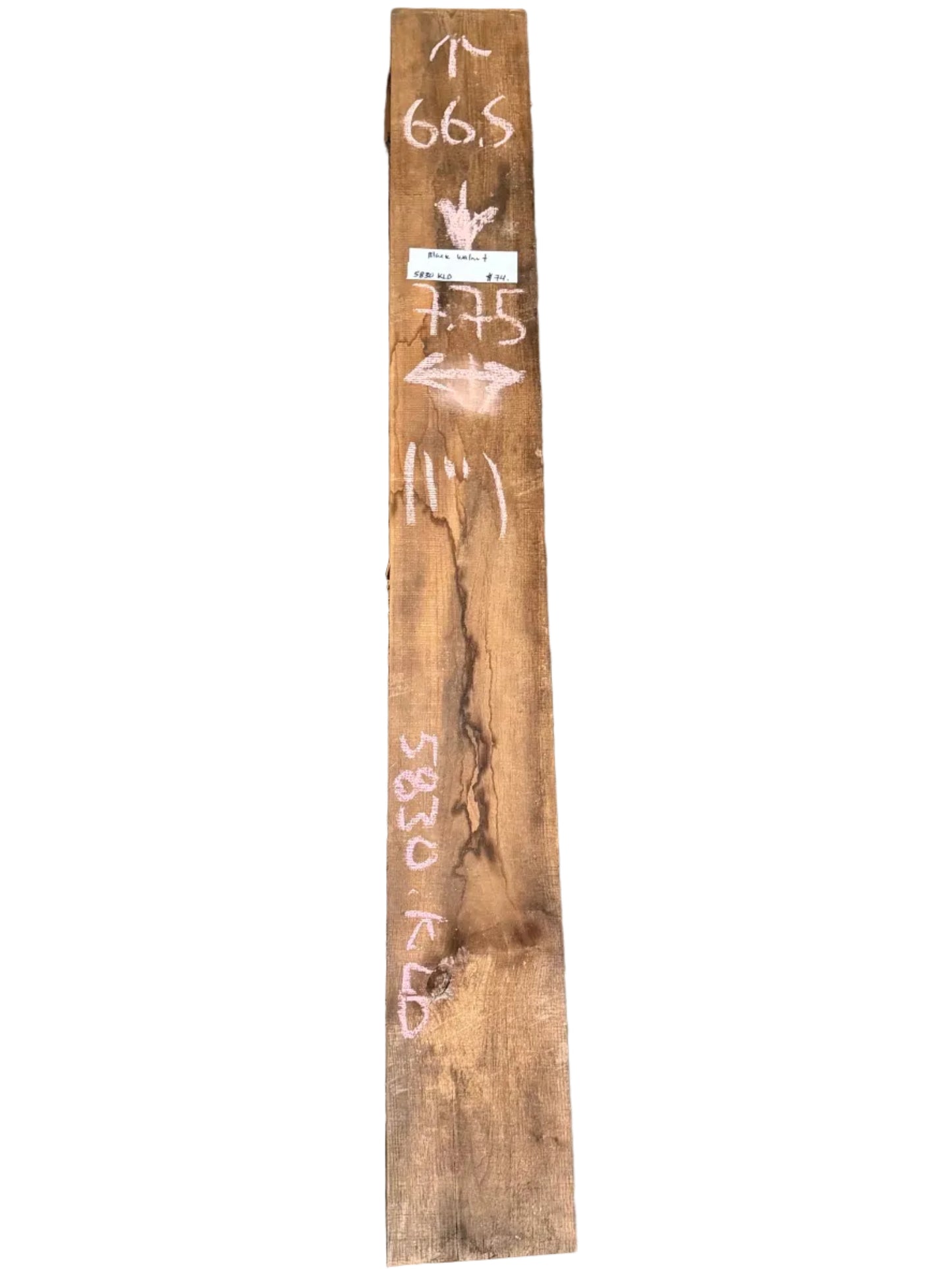 Black Walnut Rough Sawn Lumber 5830.KWI