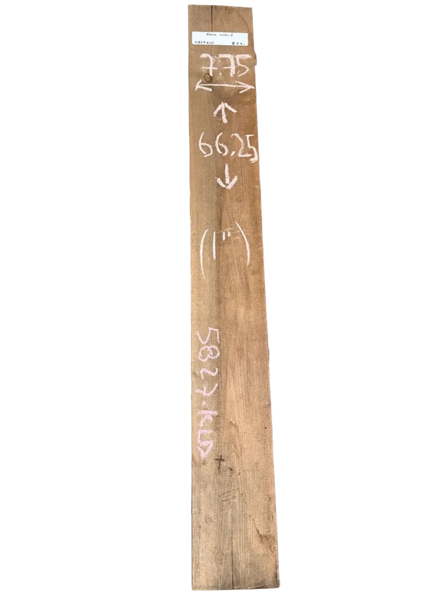 Black Walnut Rough Sawn Lumber 5827.KWI