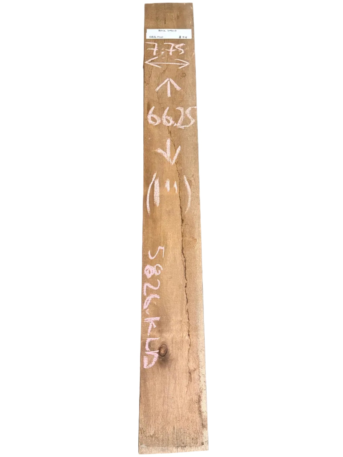 Black Walnut Rough Sawn Lumber 5826.KWI