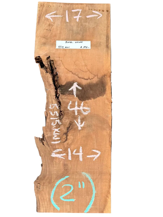 Black Walnut Rough Sawn Lumber 5515.KWI